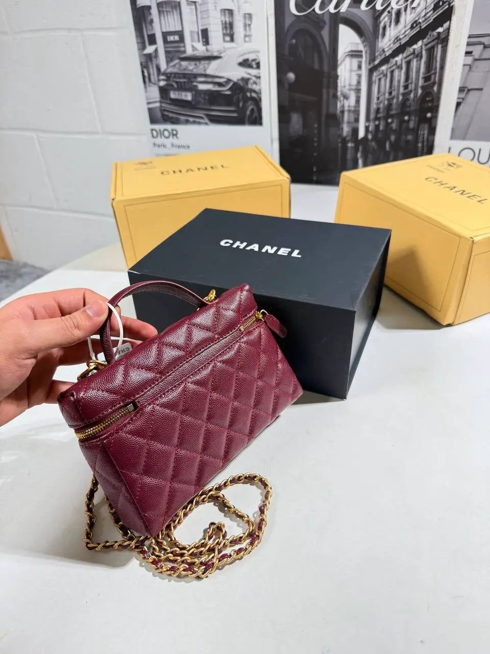 CHNL VANITY BAG Stock supplier