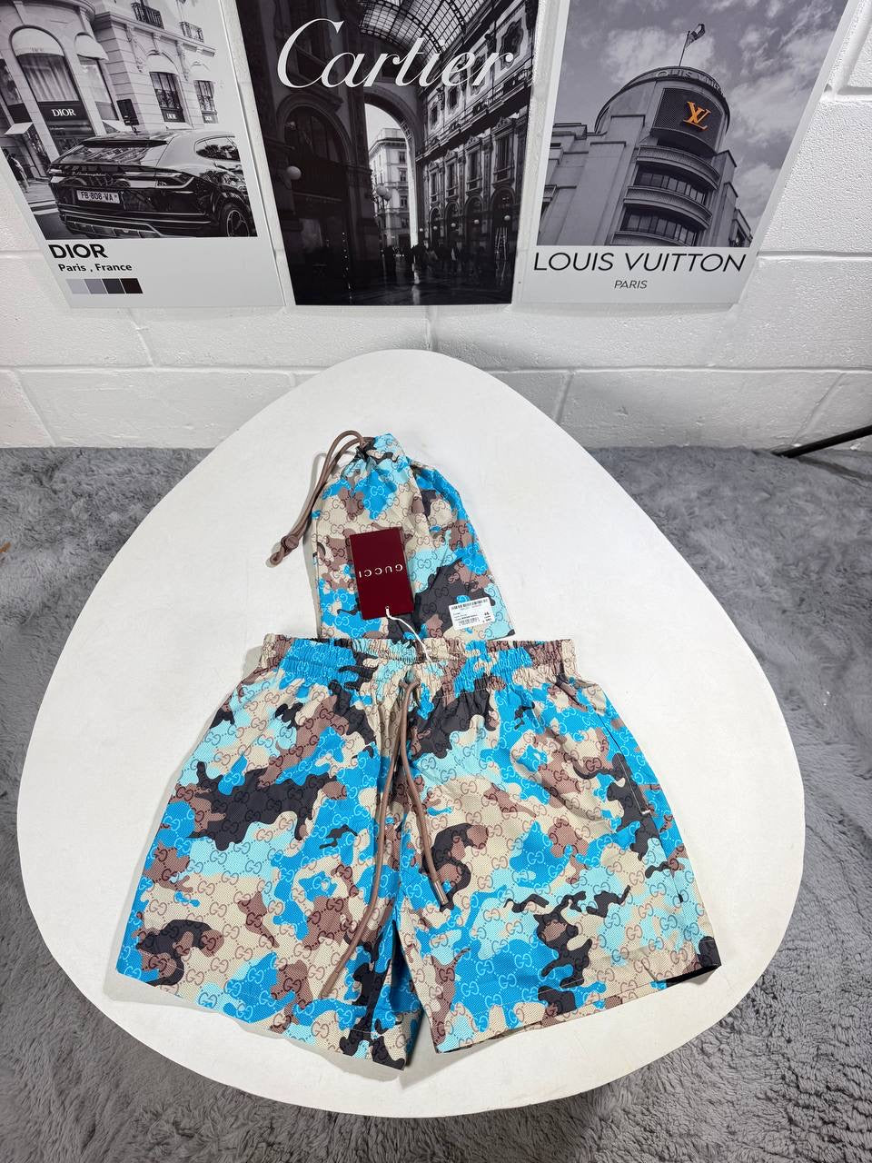 UCCI SHORTS BLUE