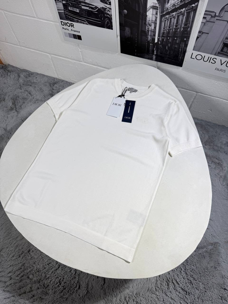 IOR KNITTED LOGO TSHIRT