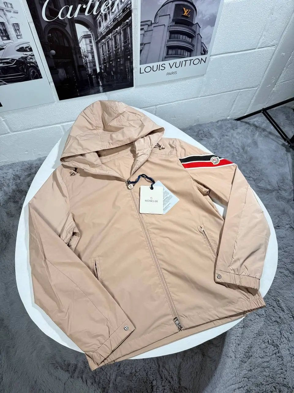 MNCLR CLAUT WINDBREAKER BEIGE by Stock supplier