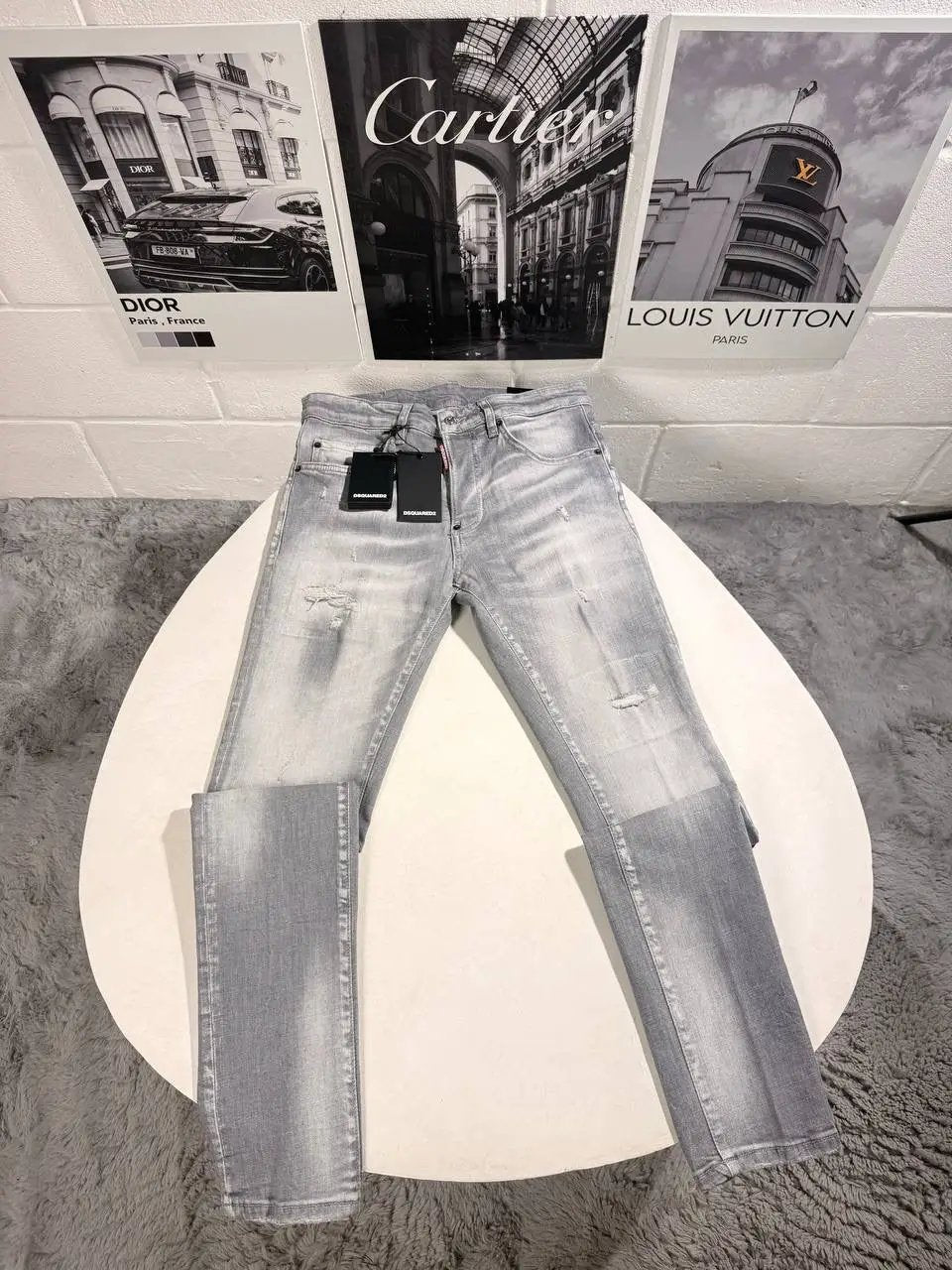 DSQ JEANS GREY Stock supplier