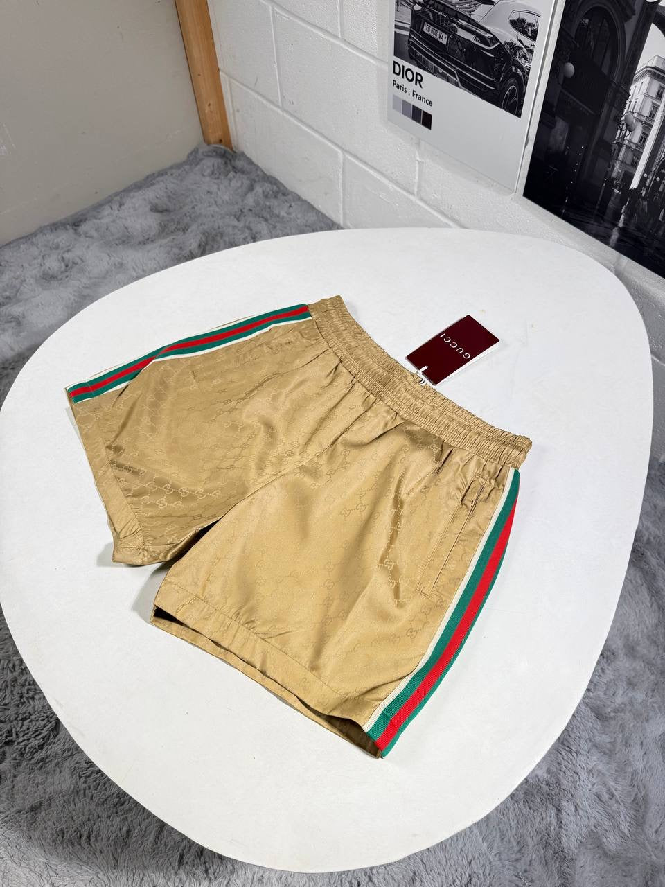 UCCI STRIPPED SHORTS