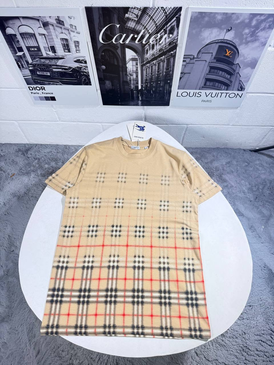 BURB CHECK TSHIRT