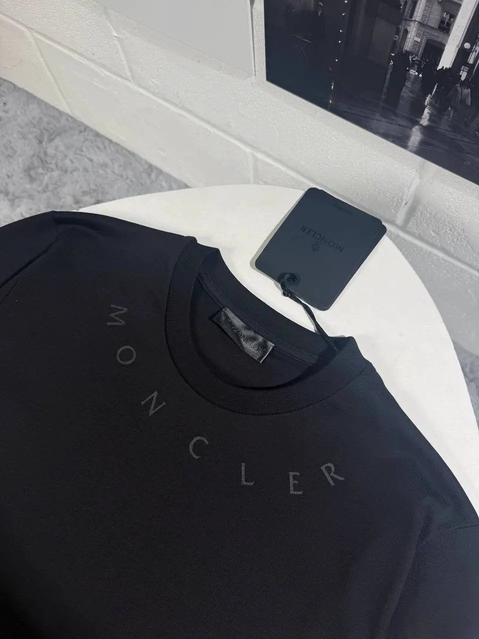 MNCLR NECK LOGO TSHIRT by Stock supplier