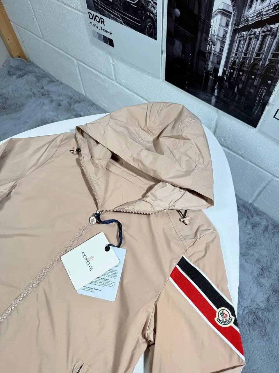 MNCLR CLAUT WINDBREAKER BEIGE by Stock supplier