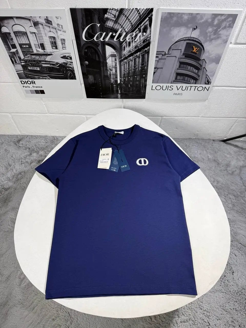 CD T SHIRT NAVY by Stock supplier