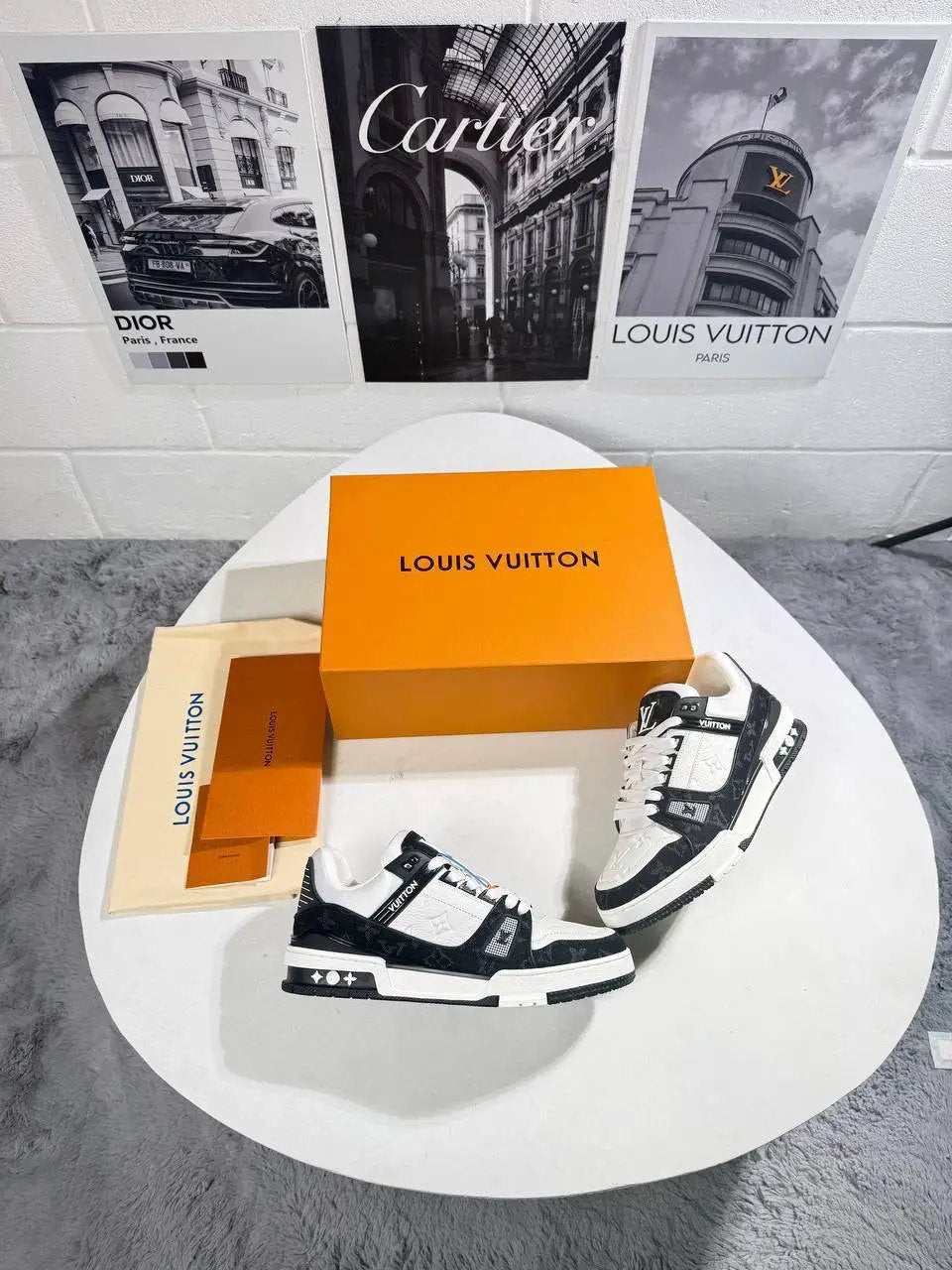 LVE TRAINERS BLACK & WHITE (Pre Order) by Stock supplier