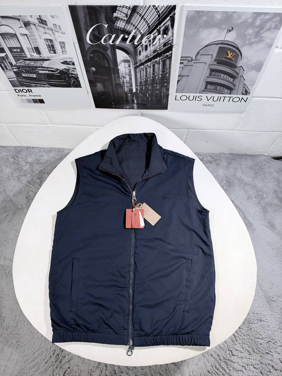 LORO P LOGO REVERSIBLE VEST