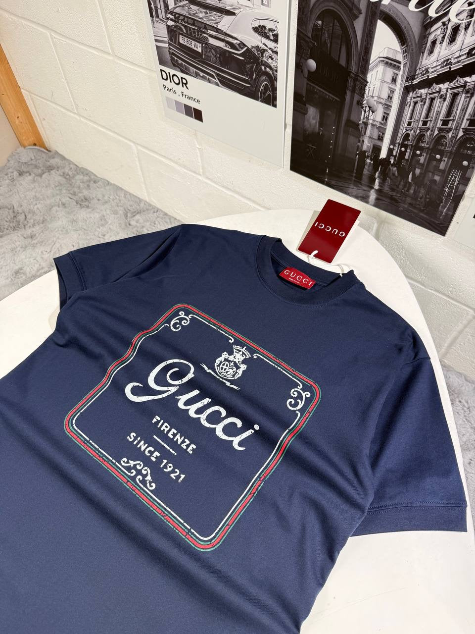 UCCI FIRENZE T SHIRT NAVY