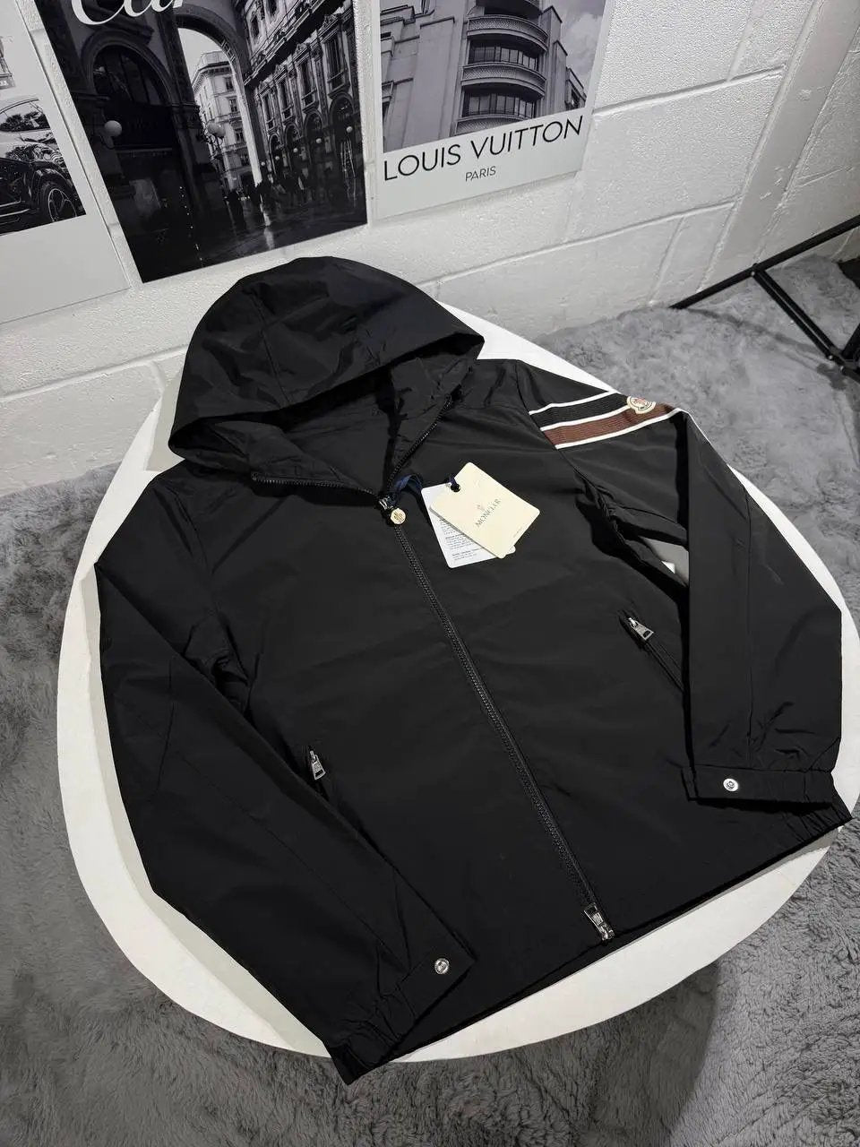 MNCLR CLAUT WINDBREAKER BLACK by Stock supplier