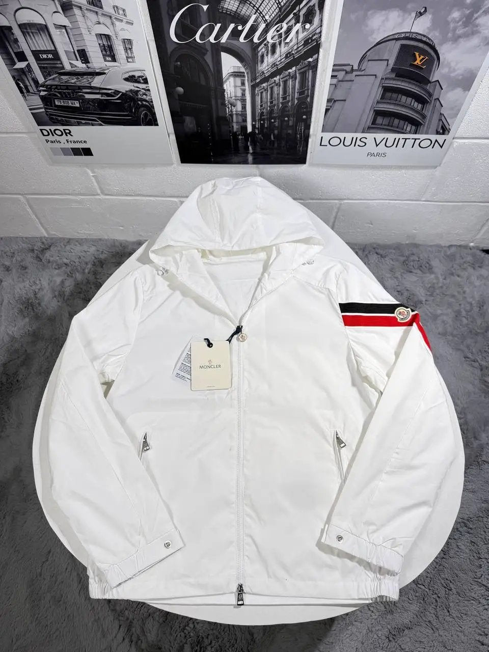 MNCLR CLAUT WINDBREAKER WHITE by Stock supplier