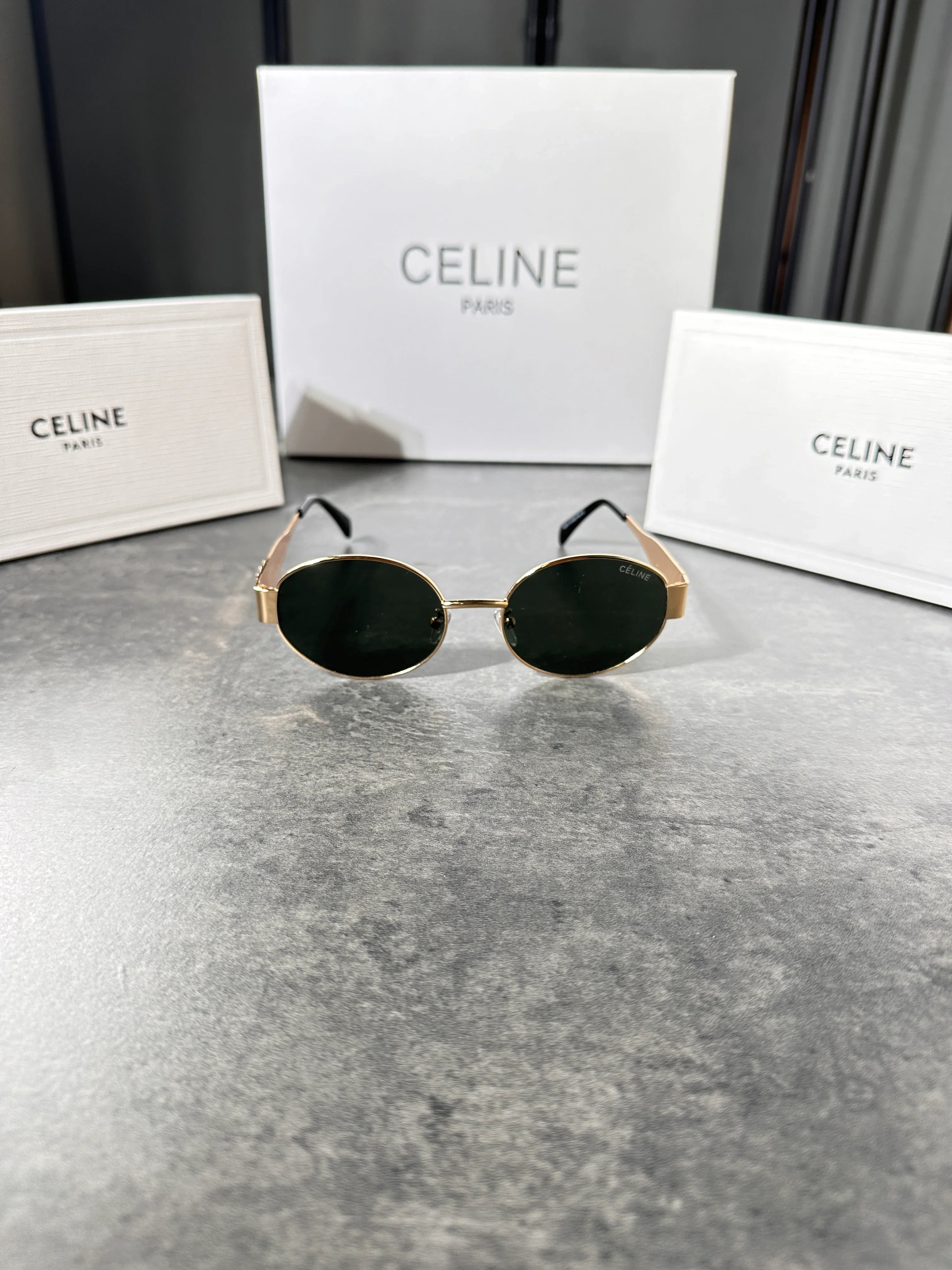 Celine - glasses gold