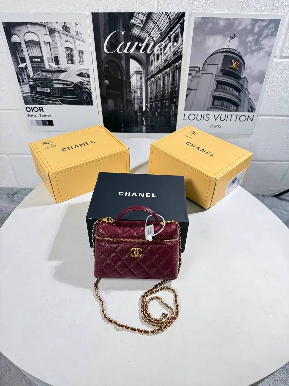 CHNL VANITY BAG Stock supplier