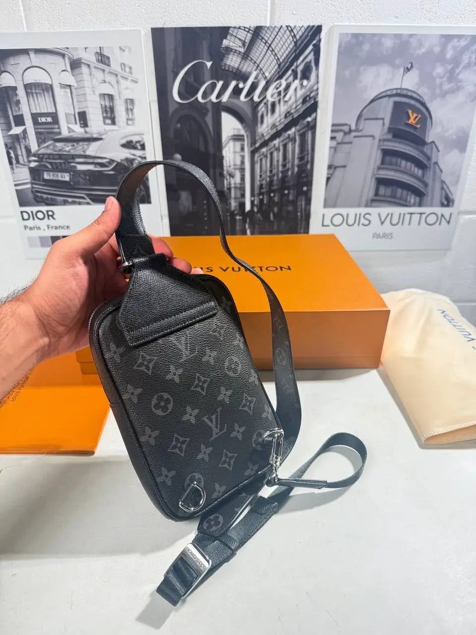 LVE MONOGRAM SLINGBAG by Stock supplier