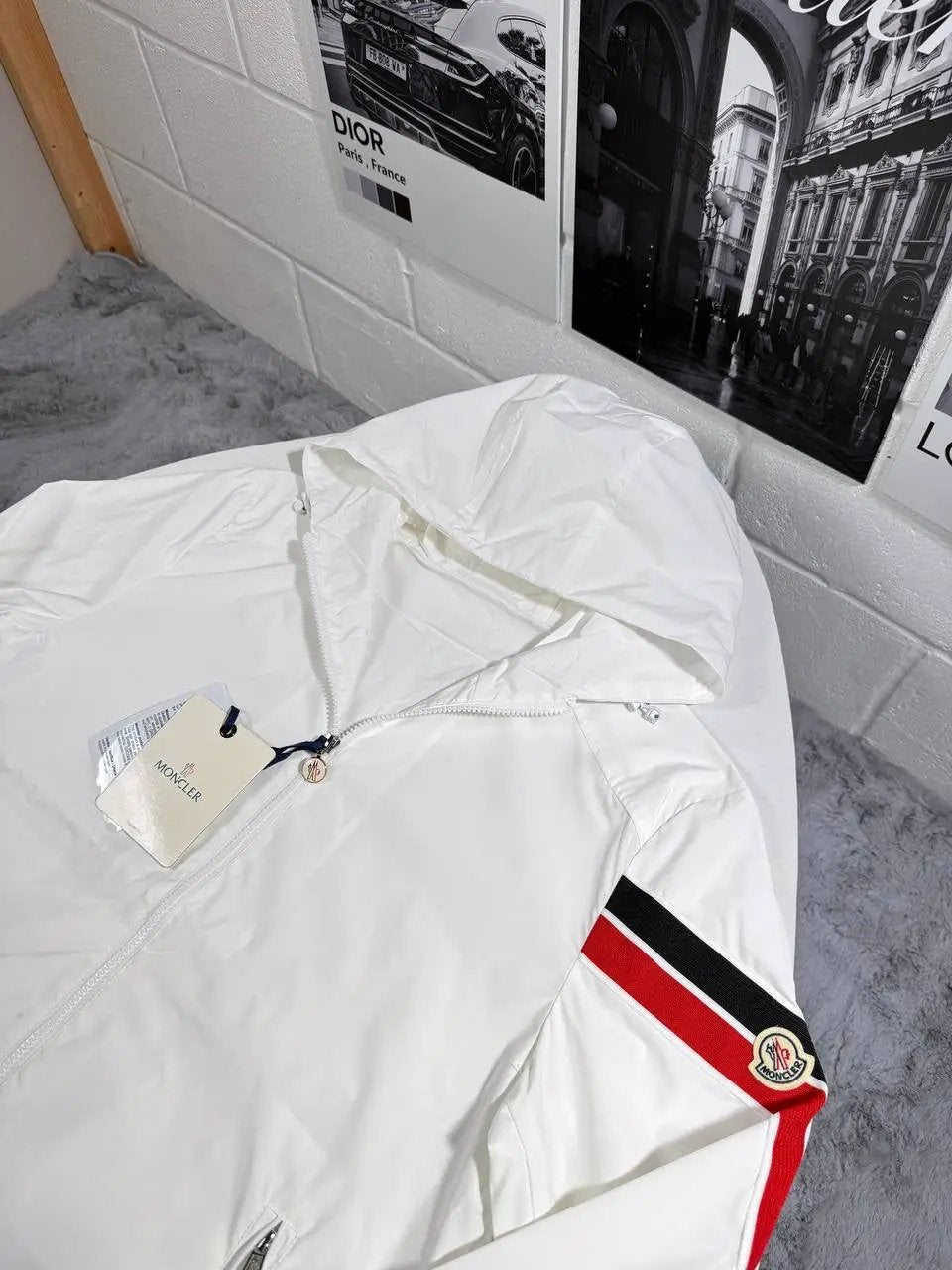 MNCLR CLAUT WINDBREAKER WHITE by Stock supplier
