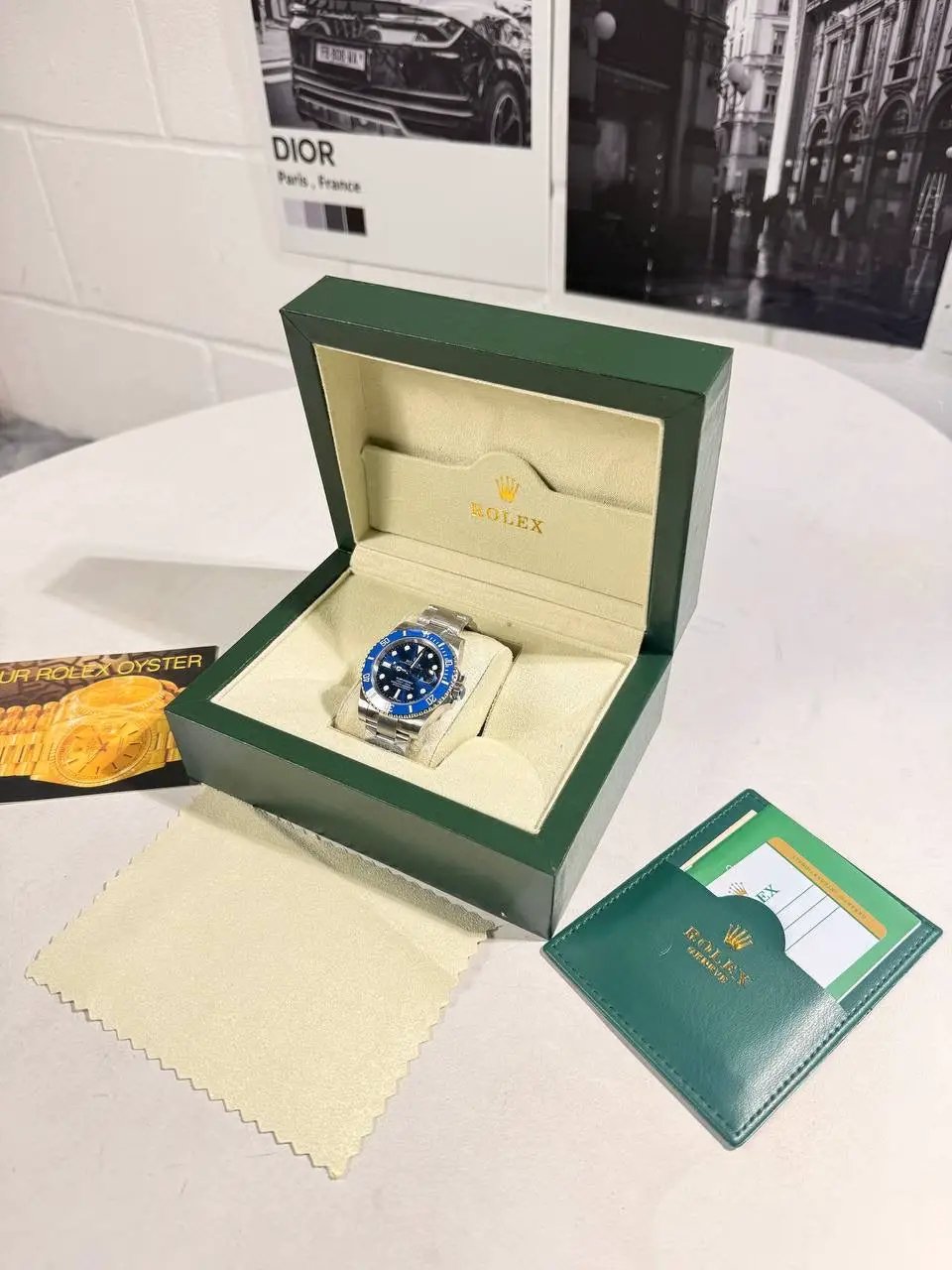 SUBMARINER DATE SMURF WATCH by Stock supplier