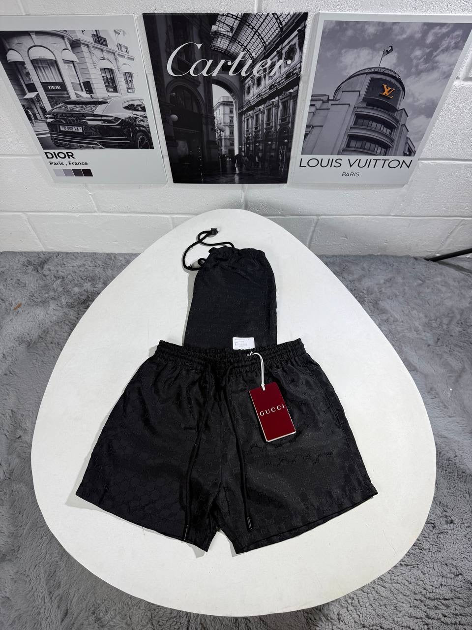 UCCI BLACK SHORTS