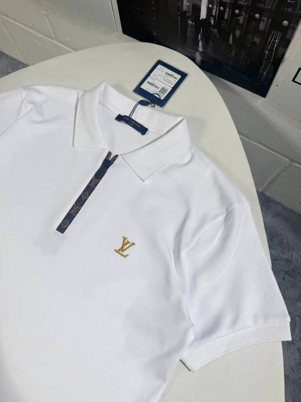 LVE ZIP PATTERN POLO by Stock supplier