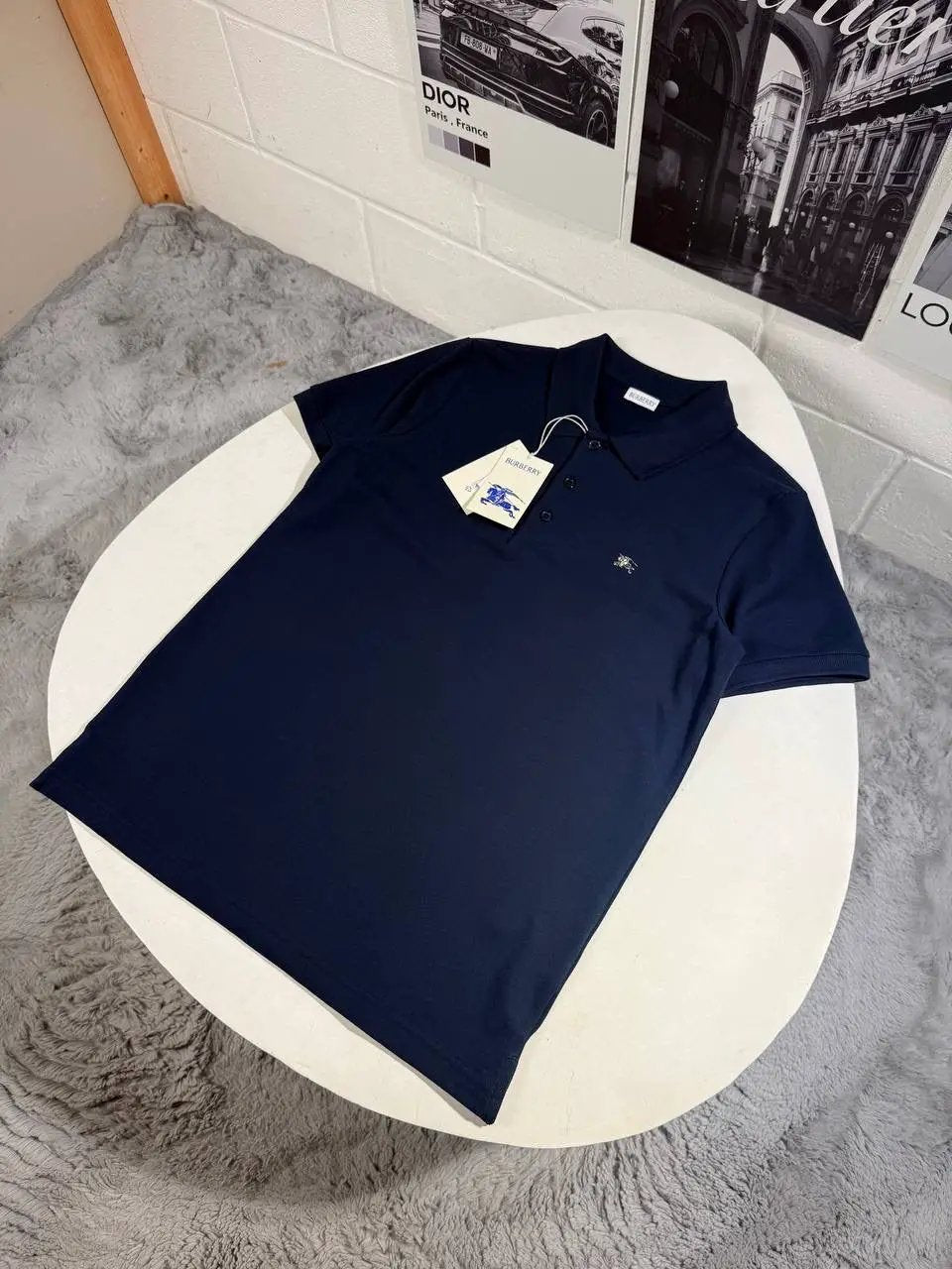 BURB METAL LOGO POLO by Stock supplier