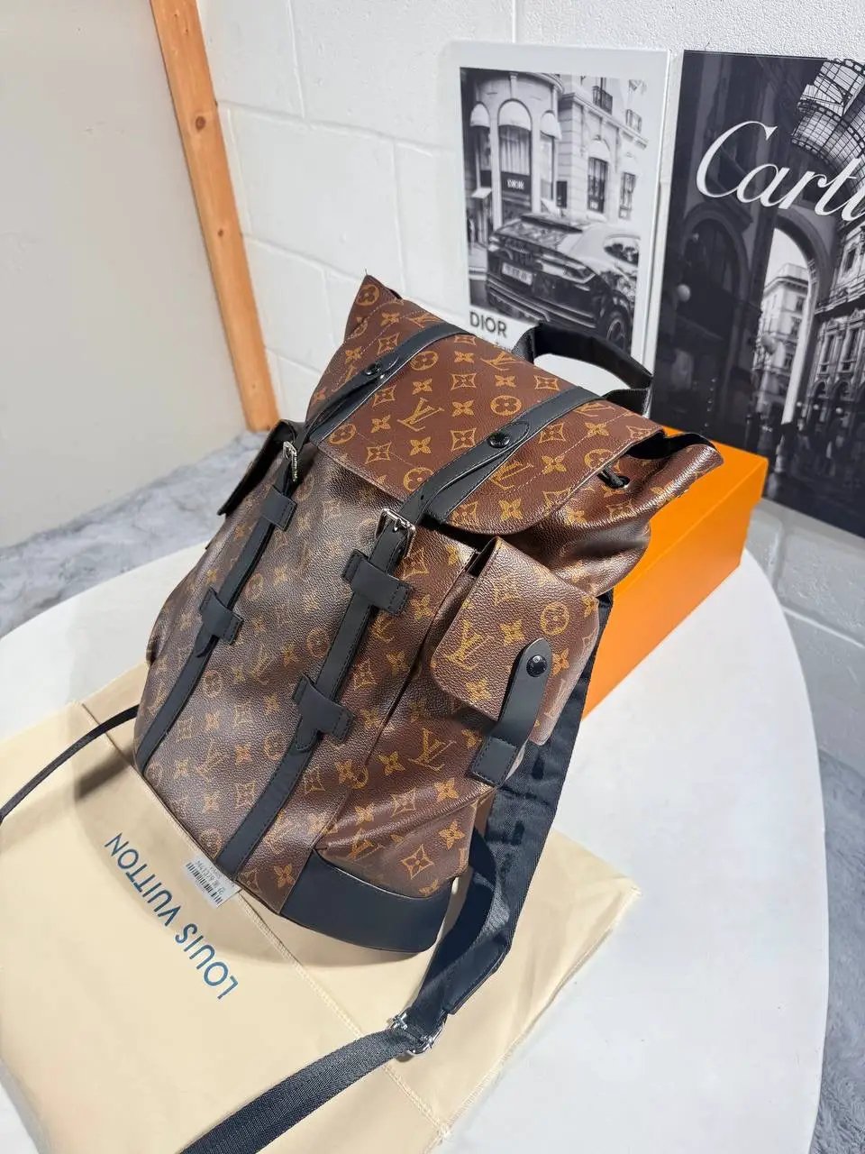 LVE BROWN MONOGRAM BACKPACK