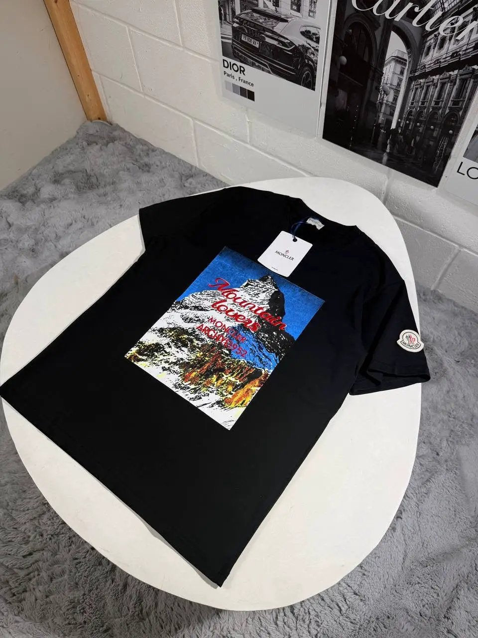 MNCLR MOUNTAIN MONTIF TSHIRT by Stock supplier