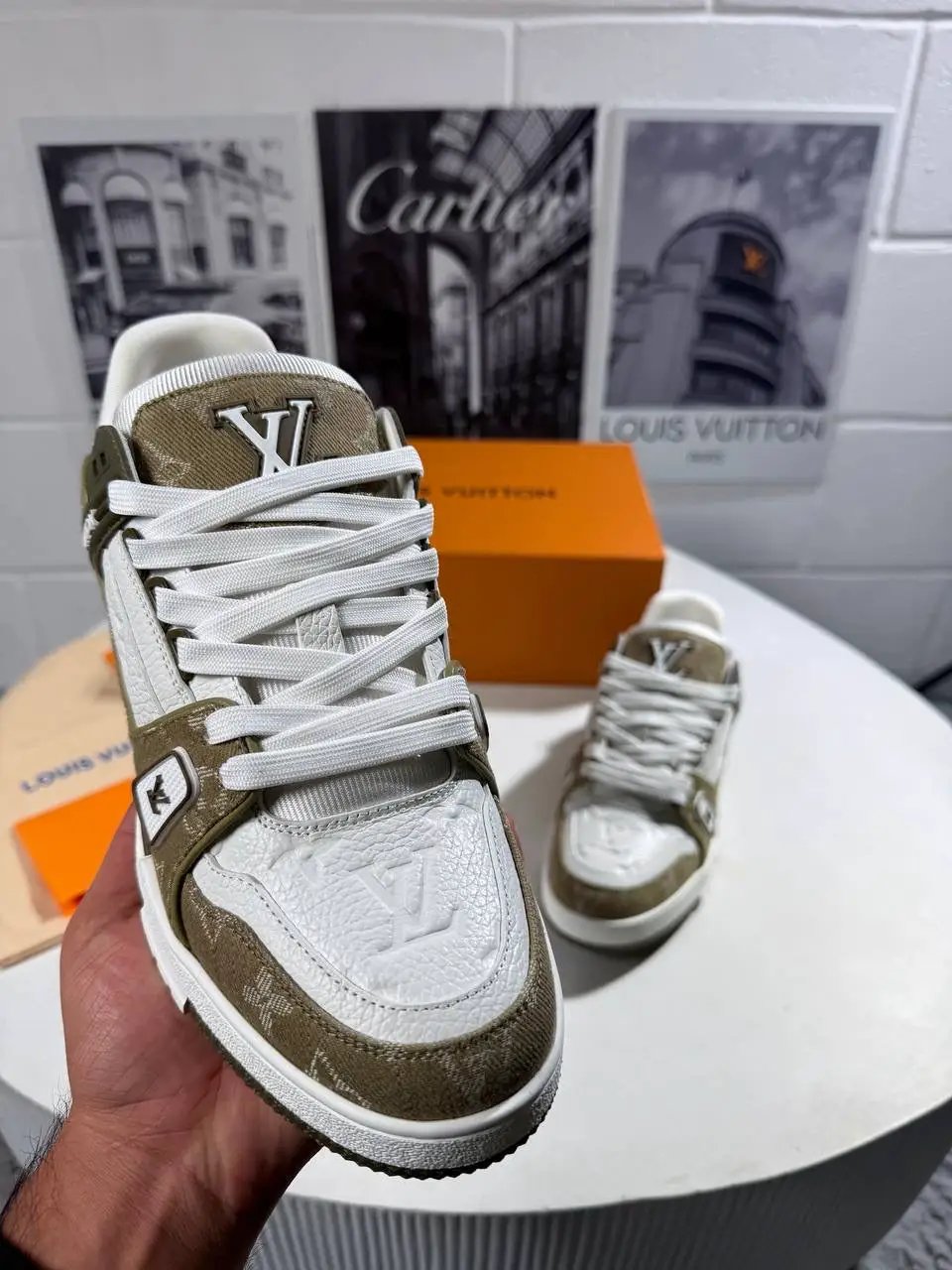 LVE TRAINERS GREEN by Stock supplier
