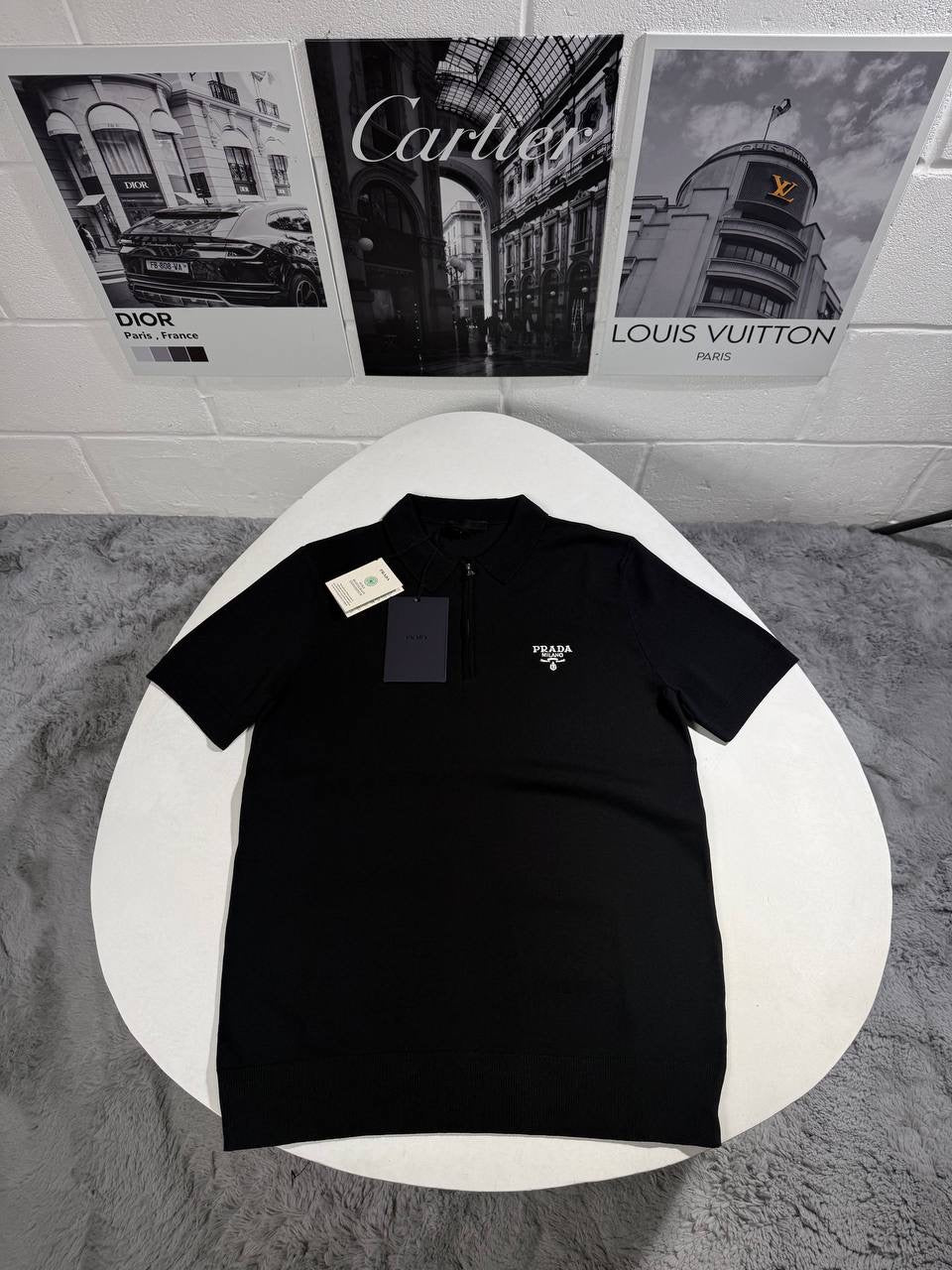 RADA HALFZIP POLO BLACK