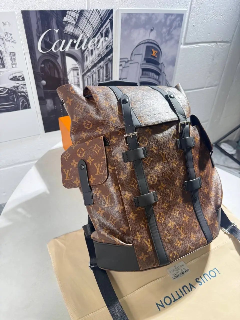 LVE BROWN MONOGRAM BACKPACK