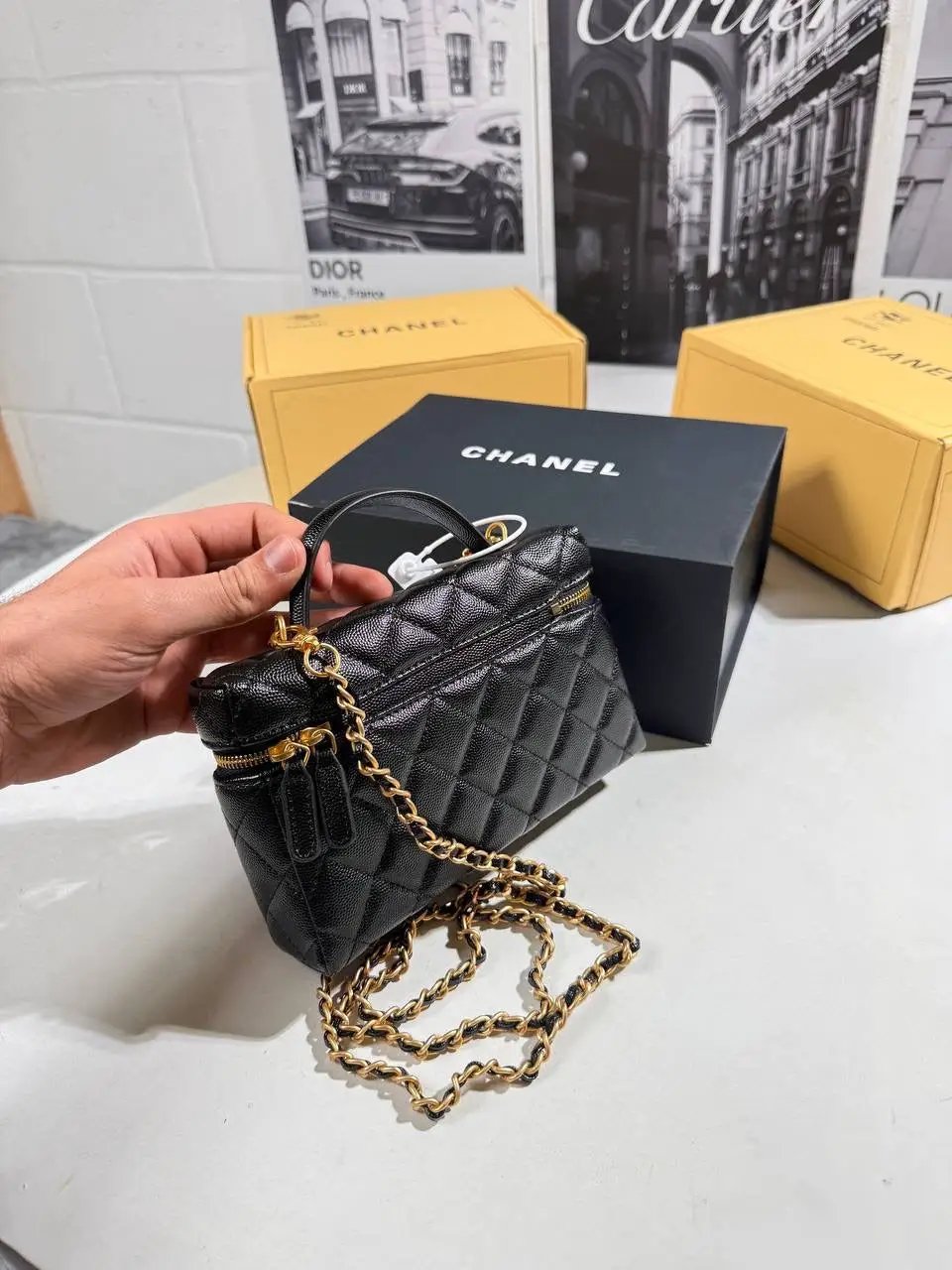 CHNL VANITY MINI BAG Stock supplier