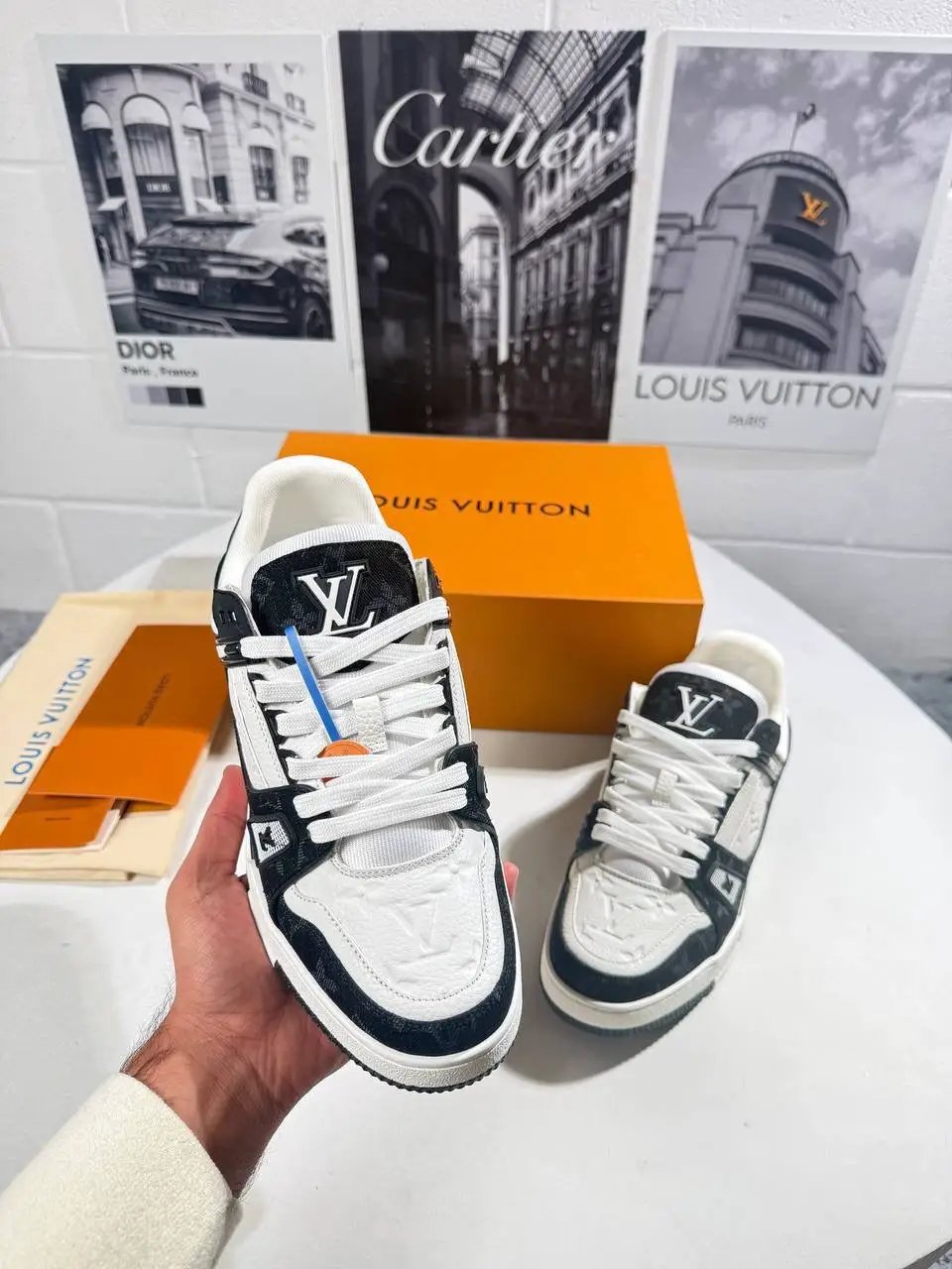 LVE TRAINERS BLACK & WHITE (Pre Order) by Stock supplier