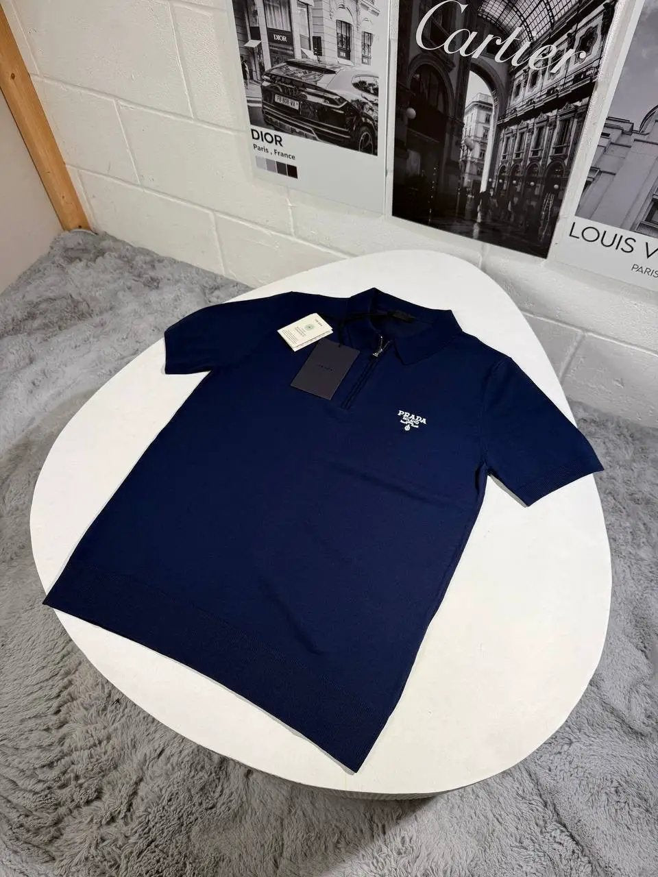 RADA HALFZIP POLO NAVY by Stock supplier