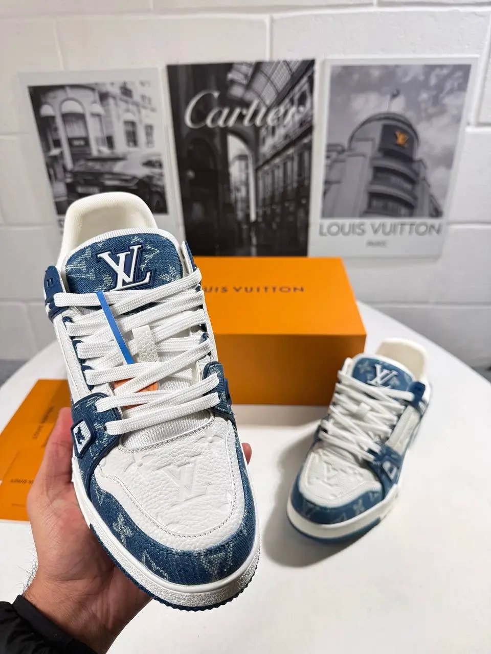 LVE TRAINERS BLUE(Pre Order) by Stock supplier