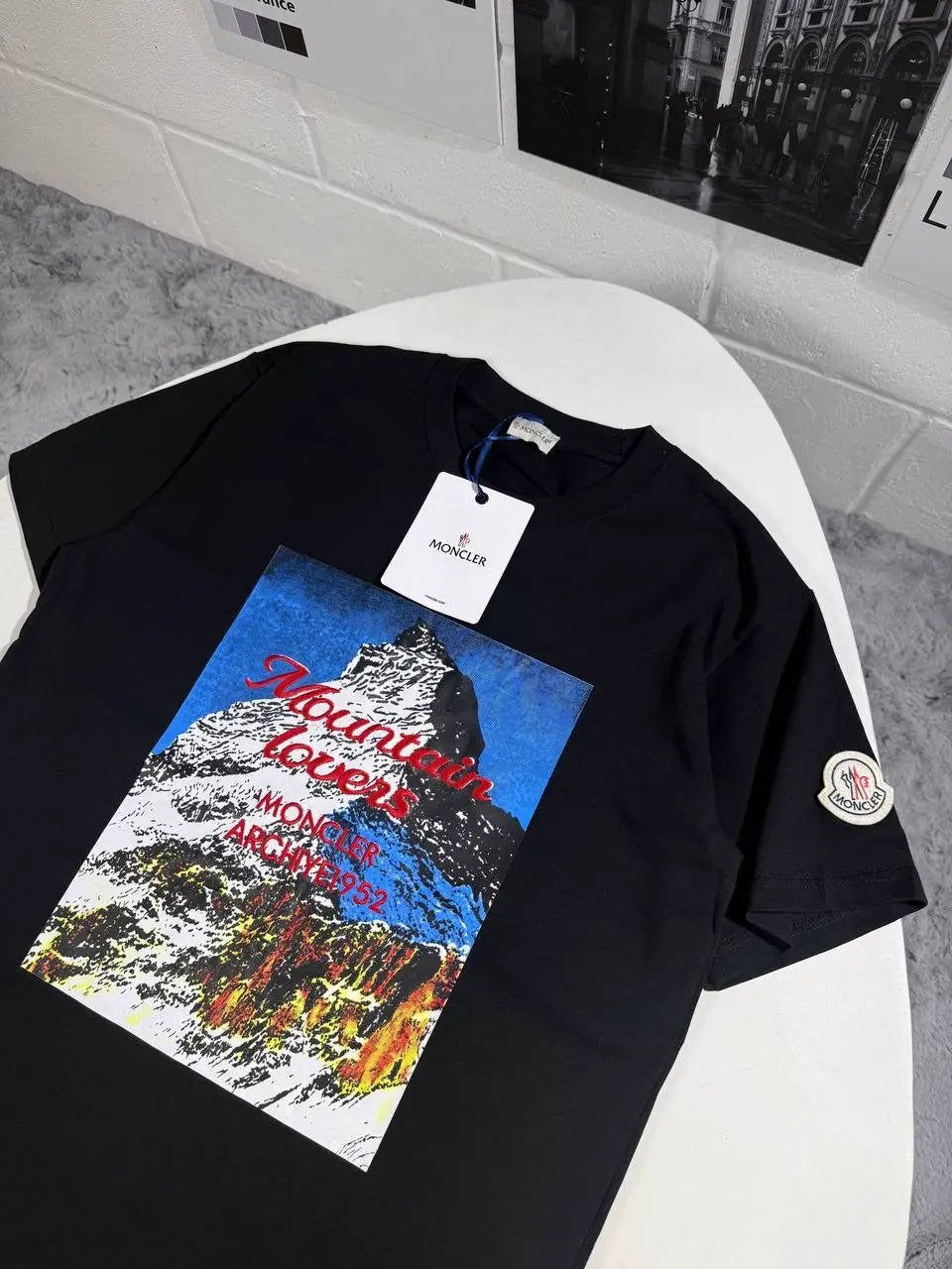 MNCLR MOUNTAIN MONTIF TSHIRT by Stock supplier