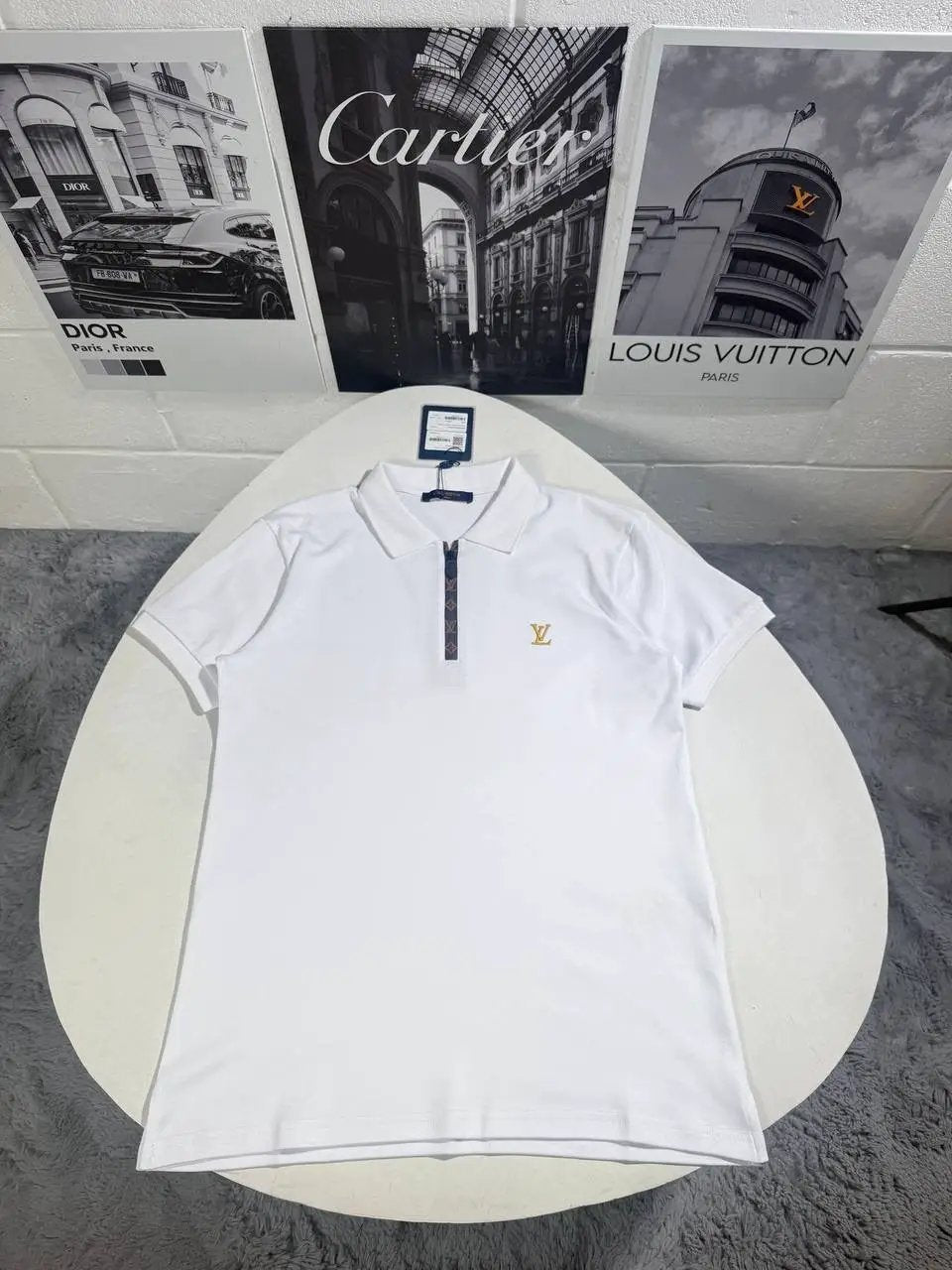 LVE ZIP PATTERN POLO by Stock supplier
