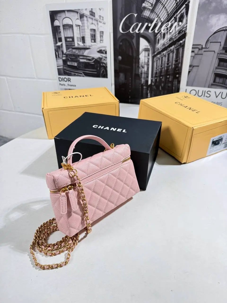 CHNL VANITY BAG Stock supplier