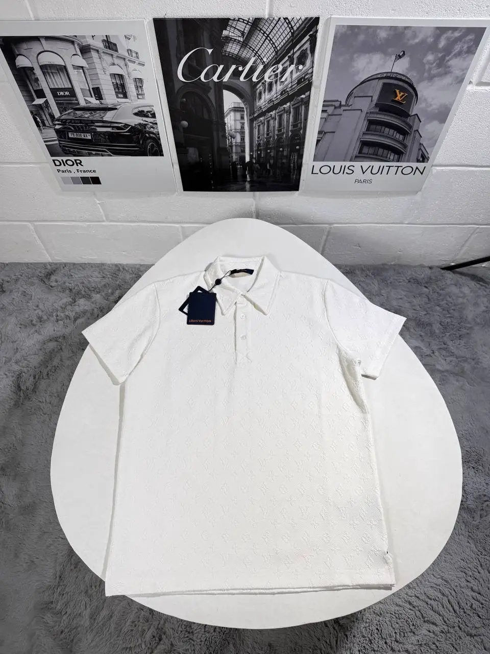 LVE DAMIER PRINT POLO by Stock supplier