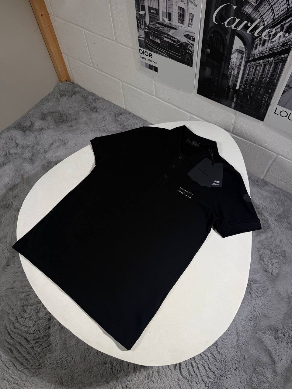 MNCLR LOGO POLO BLACK