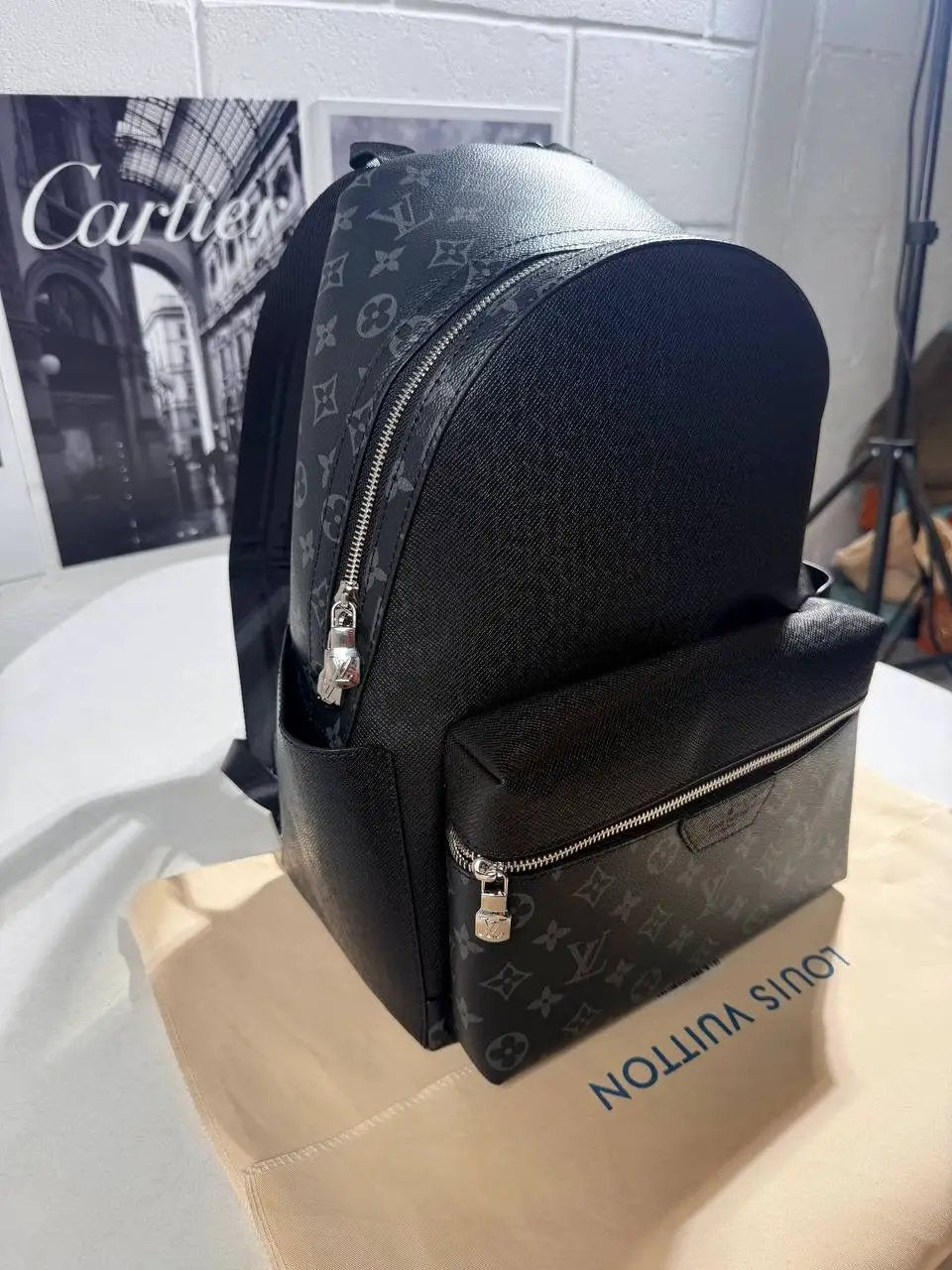 LVE BLACK MONOGRAM BACKPACK
