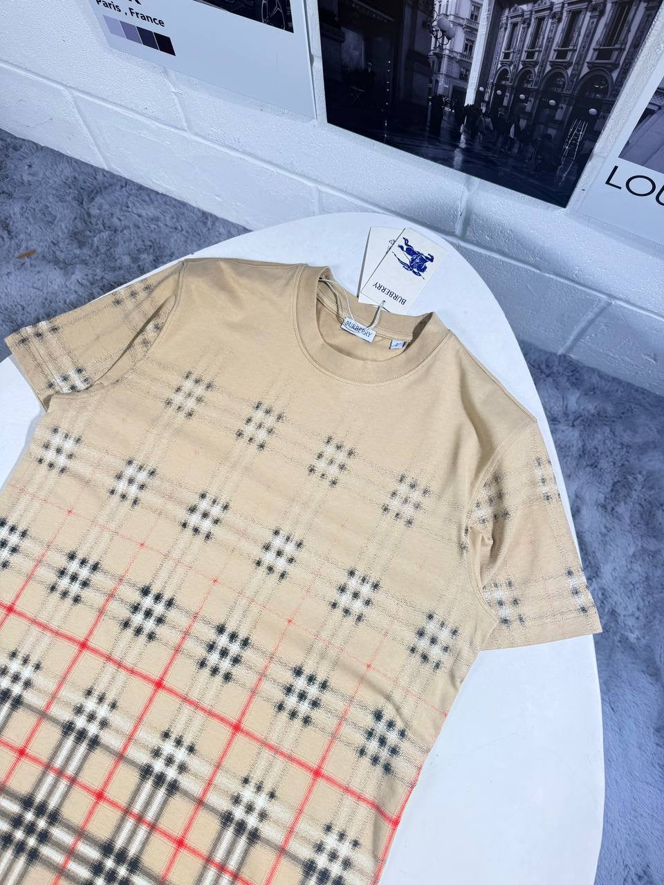 BURB CHECK TSHIRT