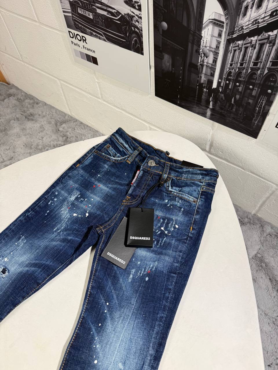 DSQ JEANS BLUE KIDS