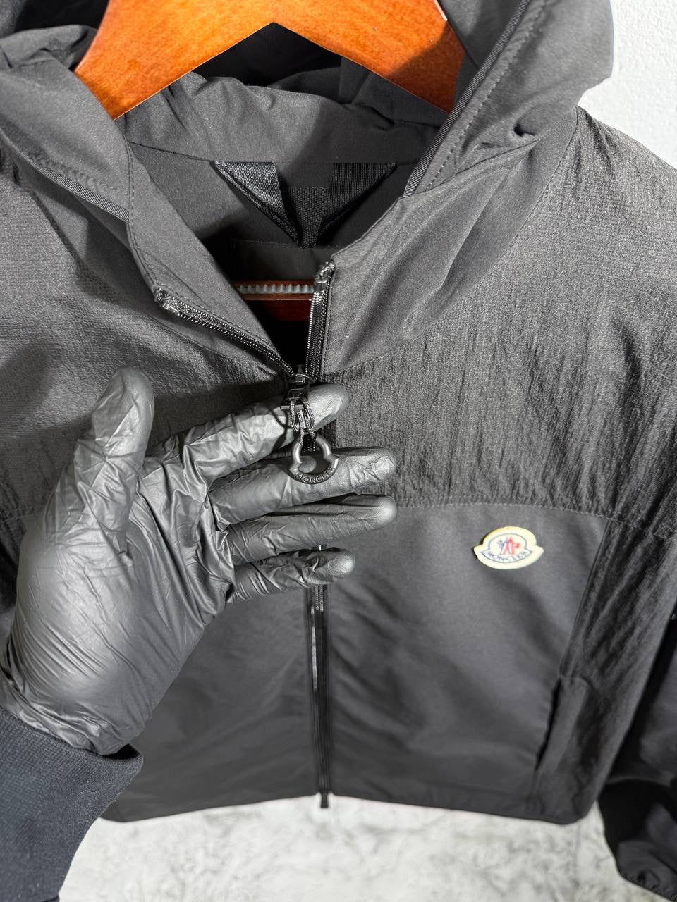 Monclr windbreaker black
