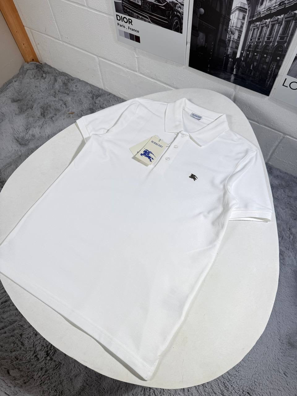 BURB METAL LOGO POLO