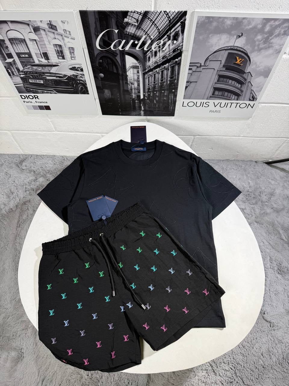 LVE BLASON GRADIENT SHORTS