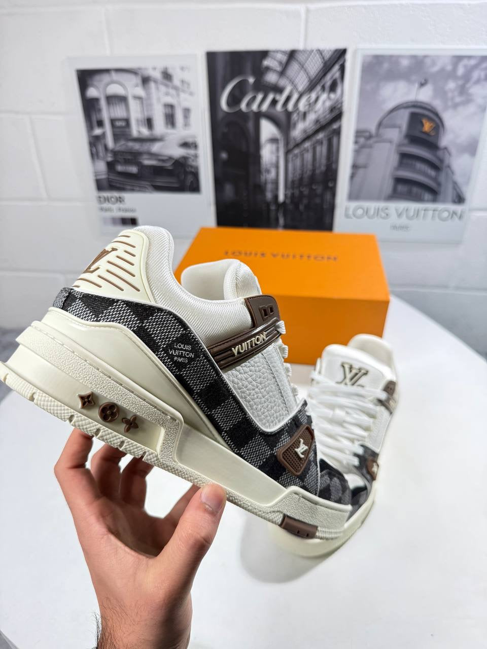 LVE DENIM TRAINERS