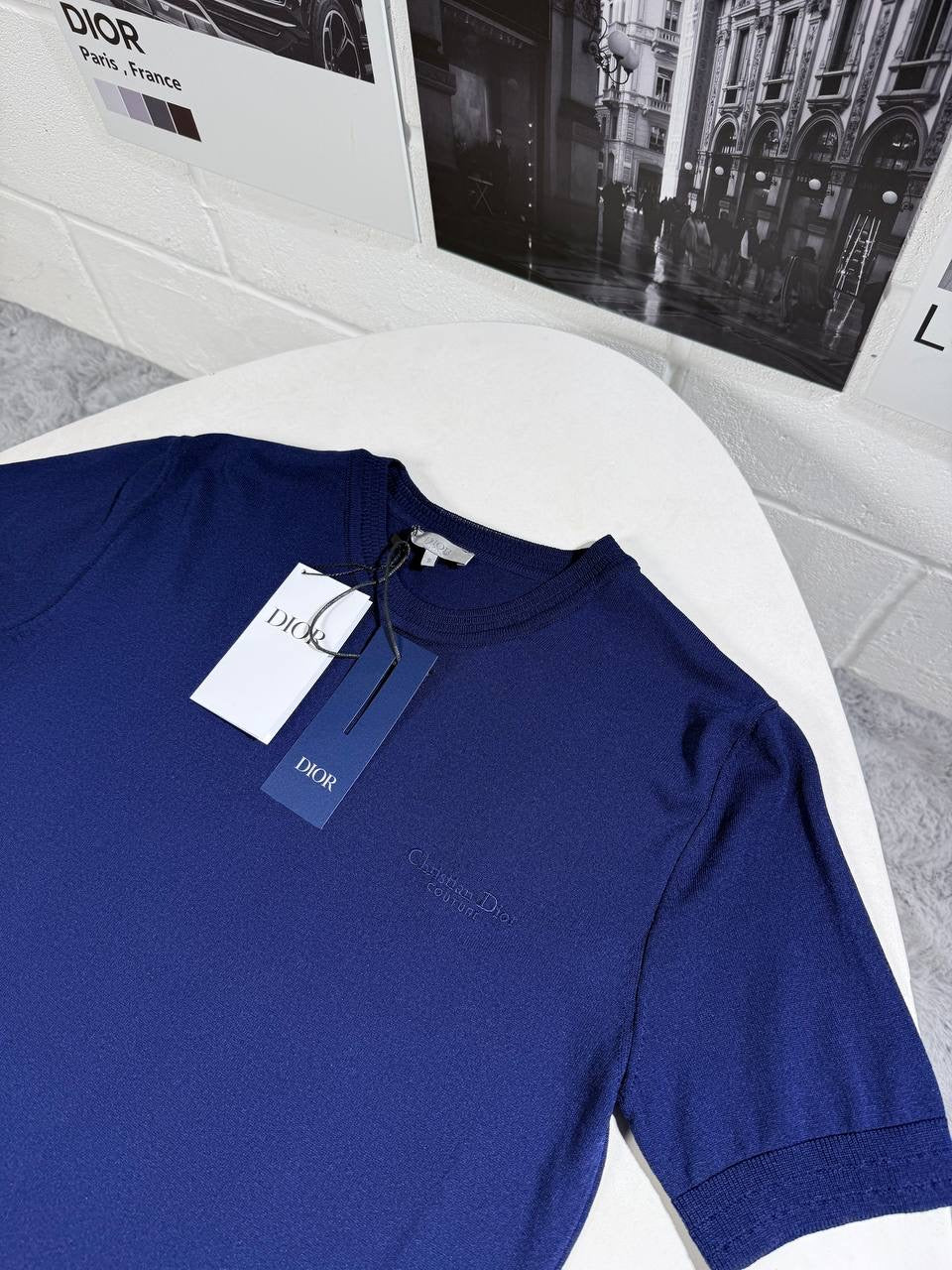 IOR KNITTED LOGO TSHIRT