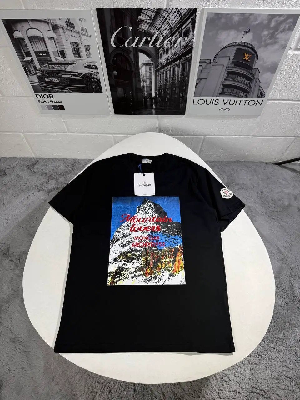 MNCLR MOUNTAIN MONTIF TSHIRT by Stock supplier