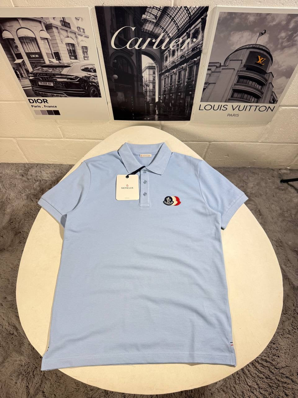 MNCLR TRICOLOR LOGO POLO