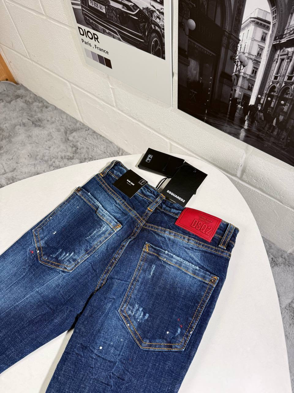 DSQ JEANS BLUE KIDS