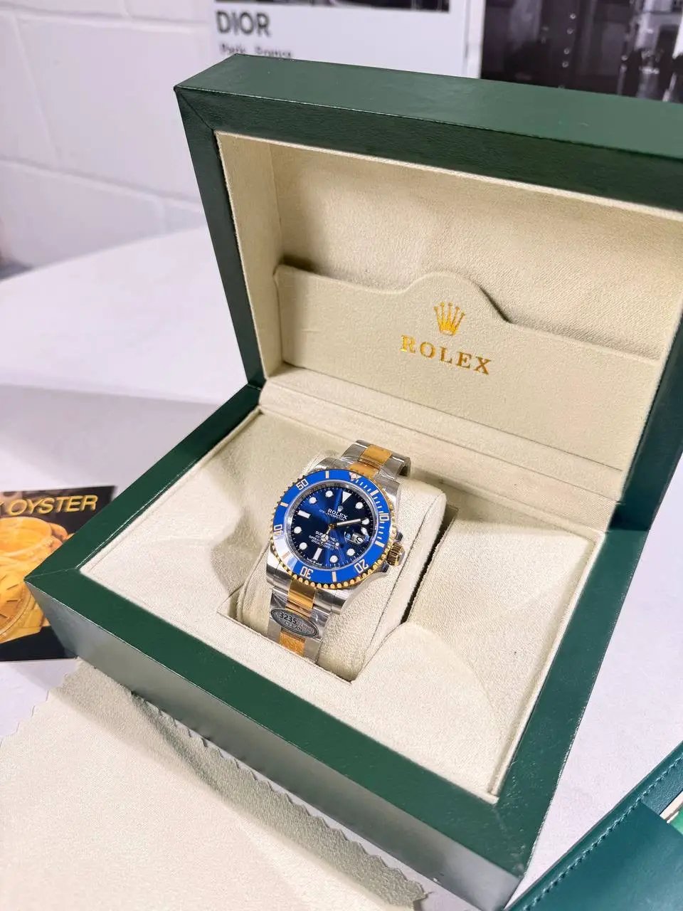 SUBMARINER DATE SMURF WATCH by Stock supplier