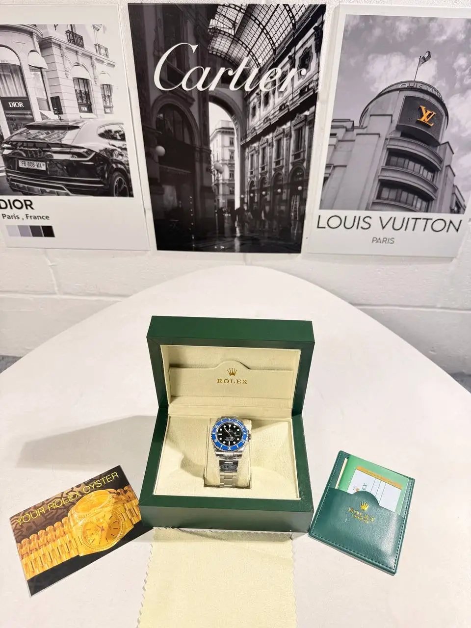 SUBMARINER DATE SMURF WATCH by Stock supplier